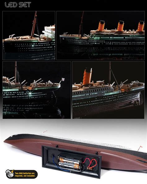 NEW 1/700 R.M.S.TITANIC LED SET MULTI COLOR PARTS Academy Model Kit ...