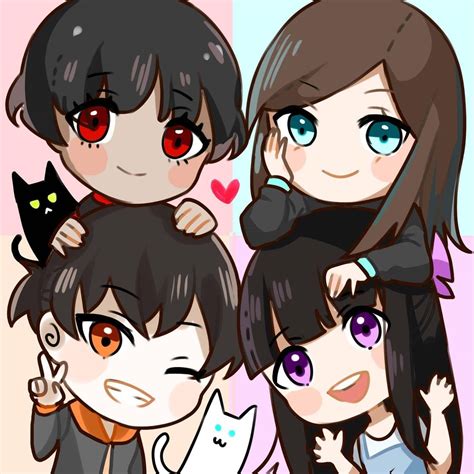 4 Person Matching Pfp Anime