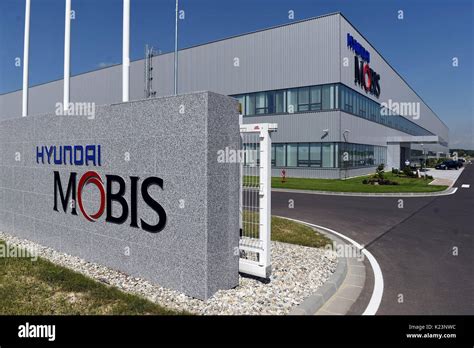 Hyundai Mobis's new headlight production plant is seen in Mosnov, Czech Republic, on August 29 ...