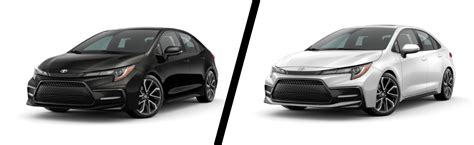 Difference Between the 2022 Toyota Corolla SE vs. XSE Models