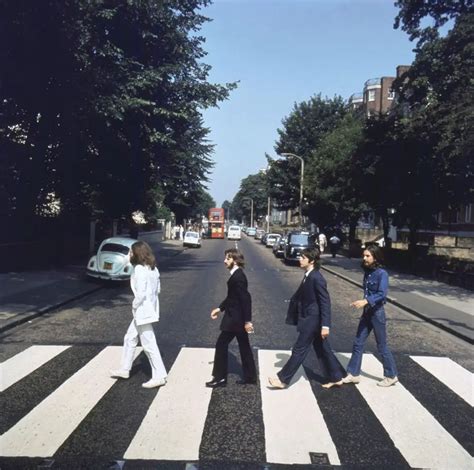 Picture six from the Abbey Road photography session (photo: Iain Macmillan) | The Beatles Bible