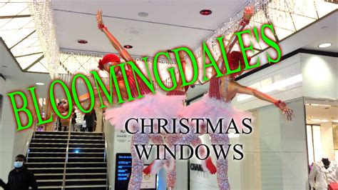 BLOOMINGDALE'S CHRISTMAS WINDOWS 2020 - YouTube