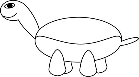 Tortoise outline clipart. Free download transparent .PNG | Creazilla