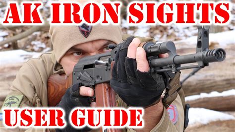 AK Iron Sights - User Guide to AK 47 (AKM) and AK 74 Iron Sights - YouTube