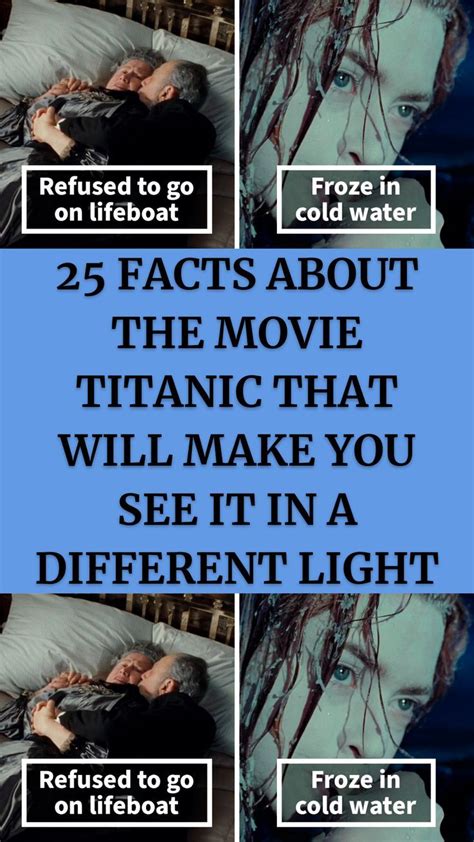 25 facts about the movie titanic that will make you see it in a different light – Artofit