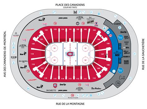 Bell Centre - Venue maps