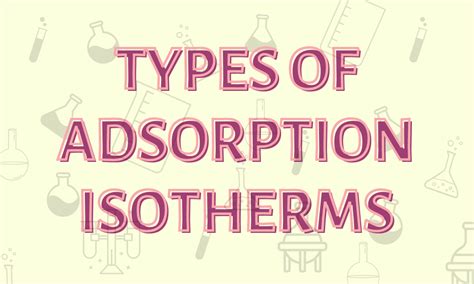 Types of adsorption isotherms - Purechemistry