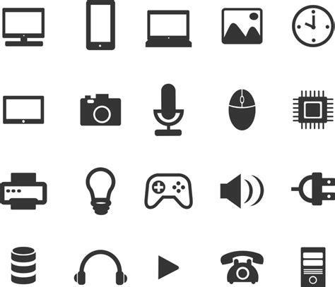 Icons Technology · Free vector graphic on Pixabay