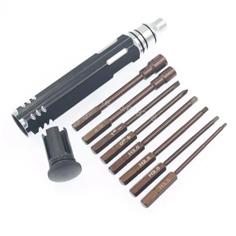 RC Hobby Hardware Repair Tools 8 in 1 Hex Screwdrivers Hex Screw driver Kit Set Mini For ...