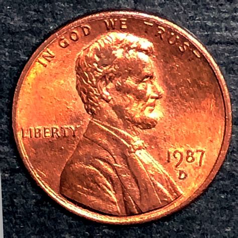 1987 d penny double die? | Coin Talk