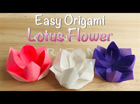 Origami Flower Tutorial