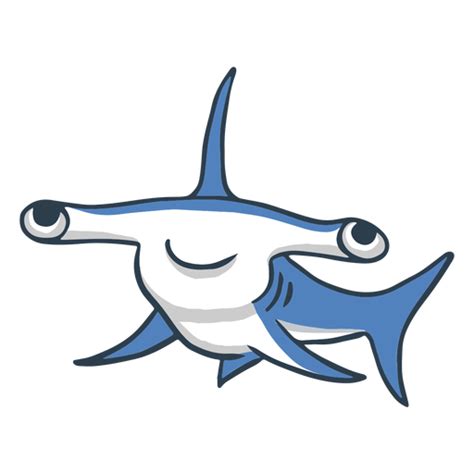 Cute Hammerhead Shark Cartoon PNG & SVG Design For T-Shirts | Shark illustration, Cartoon tiger ...