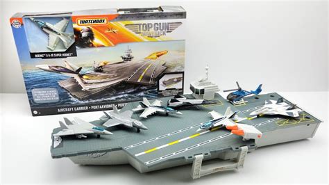 Matchbox Top Gun Maverick Aircraft Carrier Playset Mattel, 49% OFF