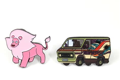 Steven Universe Greg Universe Van And Lion Soft Enamel Pin Pack | Soft enamel pins, Cute pins ...