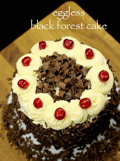 black forest cake recipe | easy eggless black forest cake recipe