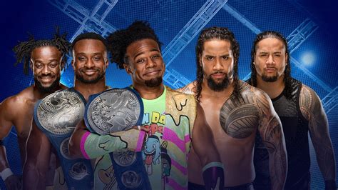 SmackDown Tag Team Champions The New Day vs The Usos à WWE Hell in a Cell 2017 - Paris - Paris-catch