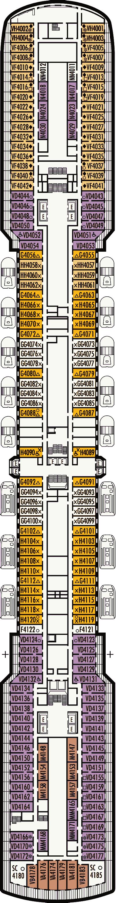 Oosterdam Deck Plans