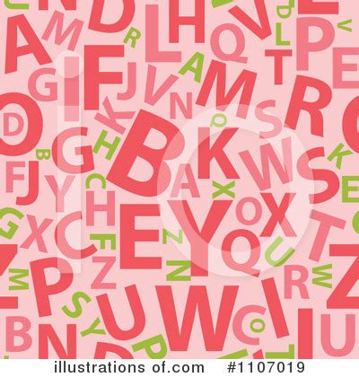 Letters Clipart #1112749 - Illustration by Amanda Kate