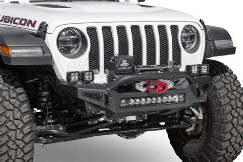 2018 - 2022 Jeep JL Stubby Bumper: Jeep JL Rock Fighter Stubby Front Bumper