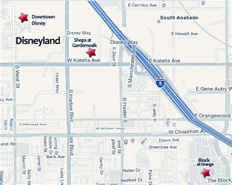 Downtown Disney Anaheim Restaurants Map | Anaheim's Gardenwalk Across from Disneyland | Disney ...