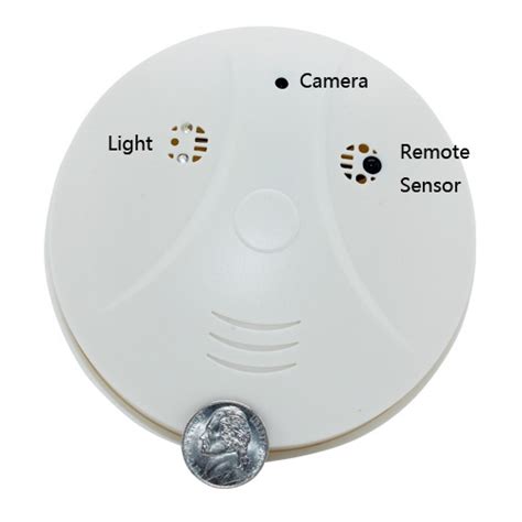 Waterproof Smoke Detector with Hidden Camera