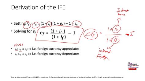 International Fisher effect | International Finance - YouTube