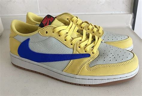 Travis Scott x Air Jordan 1 Low OG Canary DZ4137-700