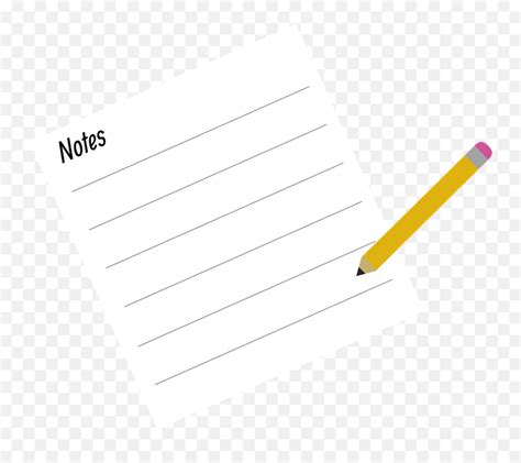 Note Flat Paper - Paper Emoji,Taking Notes Emoji - free transparent emoji - emojipng.com