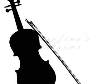 Violin silhouette | Etsy