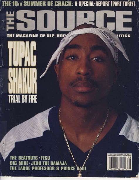 The Source September 1994 issue featuring Tupac | Hip hop poster, Tupac pictures, Tupac