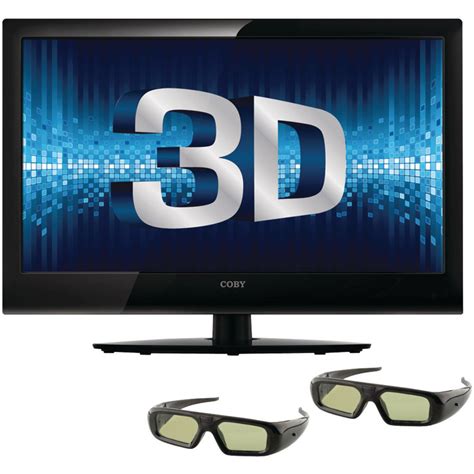 Coby LED3DTV4686 46" Class 3D LED TV w/ 2 Pairs of 3D