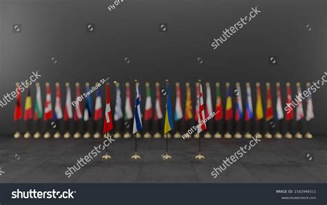 Nato Member Countries Flags Flags Nato Stock Illustration 2162946511 ...