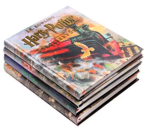 Harry Potter Illustrated Edition Books 1 to 5 on Carousell