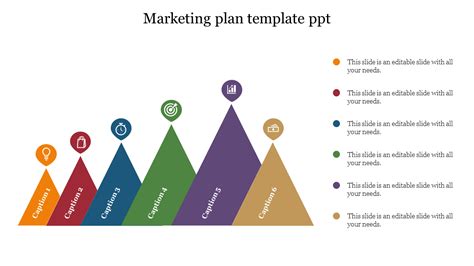 Attractive Marketing Plan Template PPT Presentation