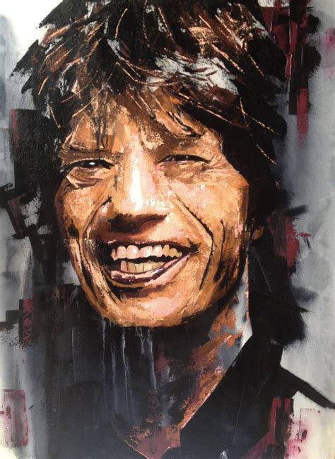 Mick Jagger Painting at PaintingValley.com | Explore collection of Mick ...