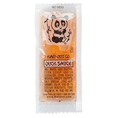 Duck Sauce Individual Condiment Packets, 100 Count, Kari-Out Co. - Walmart.com - Walmart.com