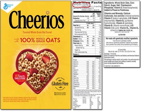 Cheerios Cereal Nutrition Information - Home Alqu