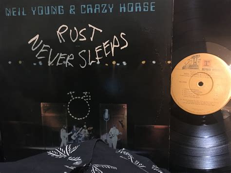 Neil Young rust Never Sleeps LP Record Vinyl original 1970s - Etsy