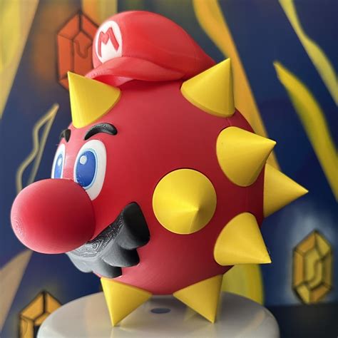 STL file Spike-Ball Mario - Super Mario Bros. Wonder 🦸・3D printable design to download・Cults