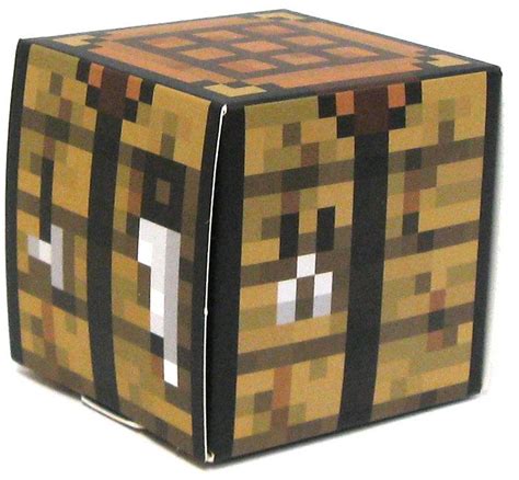 Minecraft Crafting Table Papercraft Single Piece Jazwares - ToyWiz