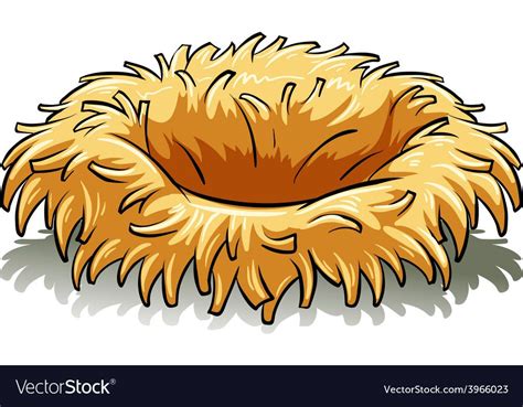 A birds nest vector image on VectorStock | Nest art, Bird nest, Bird nests art