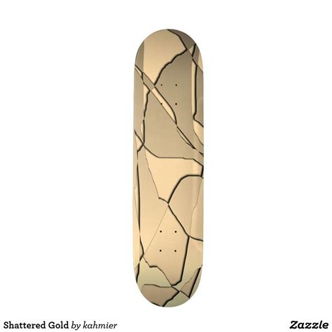 Shattered Gold Skateboard | Cool toys, Custom accessories, Unique