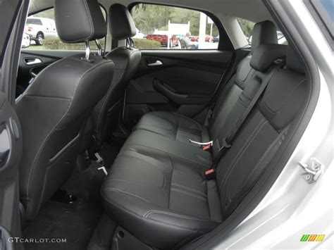 Charcoal Black Leather Interior 2012 Ford Focus Titanium 5-Door Photo ...