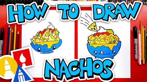 How To Draw Funny Nachos - YouTube