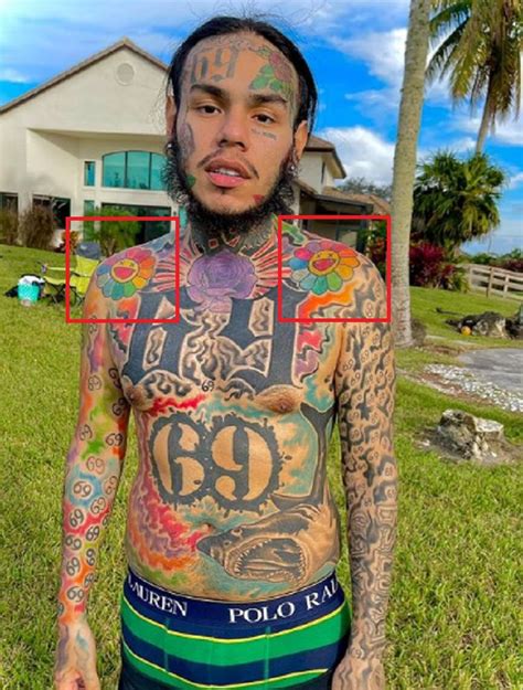 6ix9ine's 11 Tattoos & Their Meanings - Body Art Guru