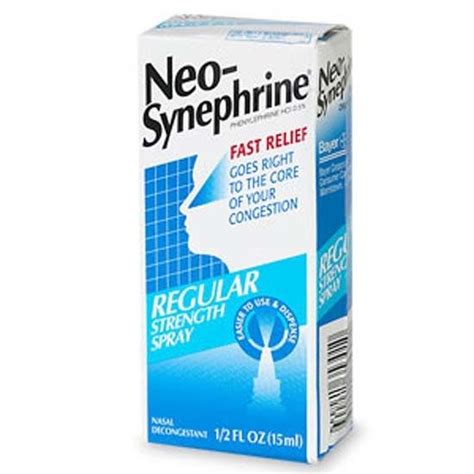 Neo-Synephrine® (Phenylephrine), 1%, Extra Strength Spray, 15mL Bottle | McGuff Medical Products