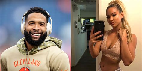 Odell Beckham Jr. & Girlfriend Lauren Wood Announce Relationship on Instagram (PICS)