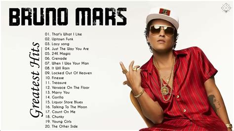 Bruno Mars Greatest Hits Full Album 2023 - Bruno Mars Best Songs - YouTube