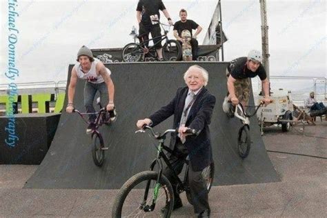 Michael D.Higgins president of Ireland, poet, steezy shredder and all ...