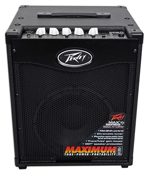 Peavey Max 110 100 Watt Electric Bass Guitar Amplifier Combo Amp w/ 10" Speaker 613815743491 | eBay